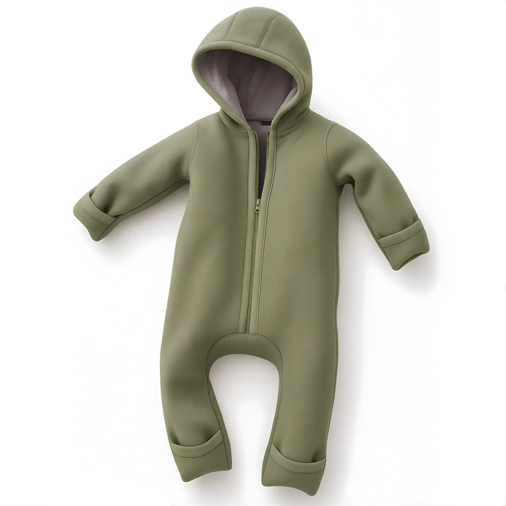 Alavya Home Walkoverall Bio-Schurwolle - Pastel Khaki - 98/104