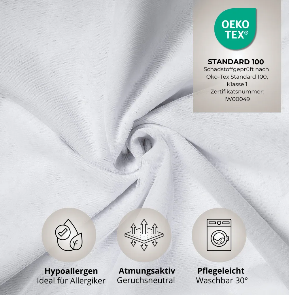 Alavya Home Hausbett Deko-Set 150x350 cm Polyester / Bio-Baumwolle - 2er-Set, Weiß