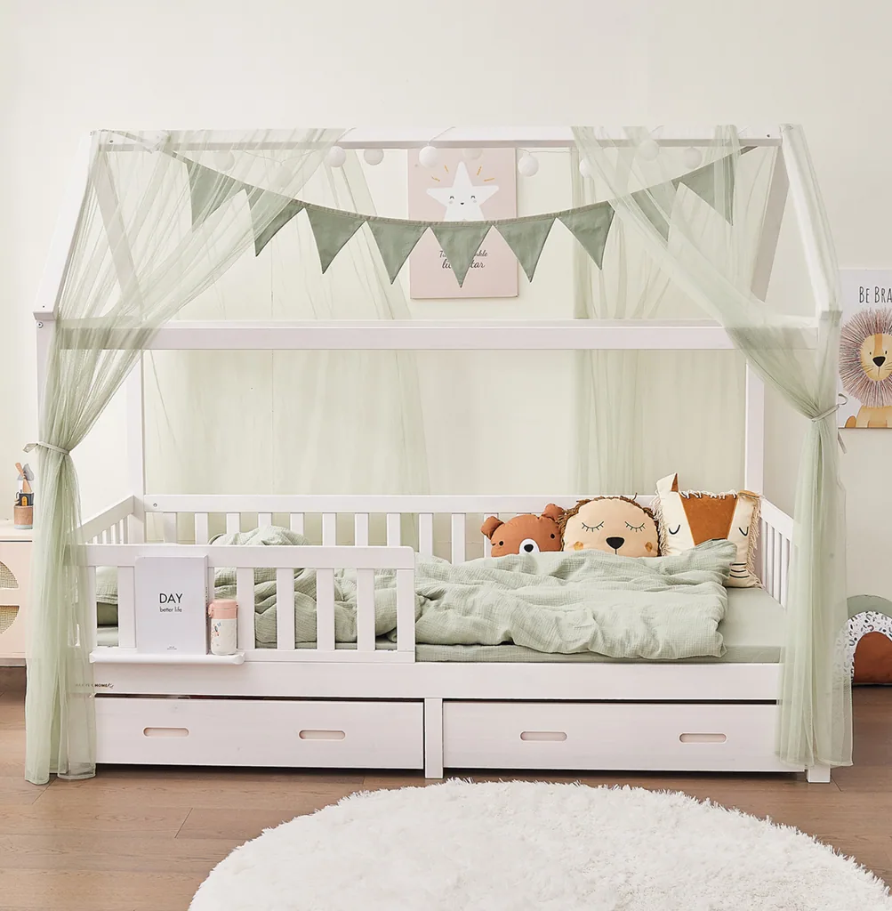 Alavya Home Hausbett Deko-Set 150x350 cm Polyester / Bio-Baumwolle - 2er-Set, Khaki