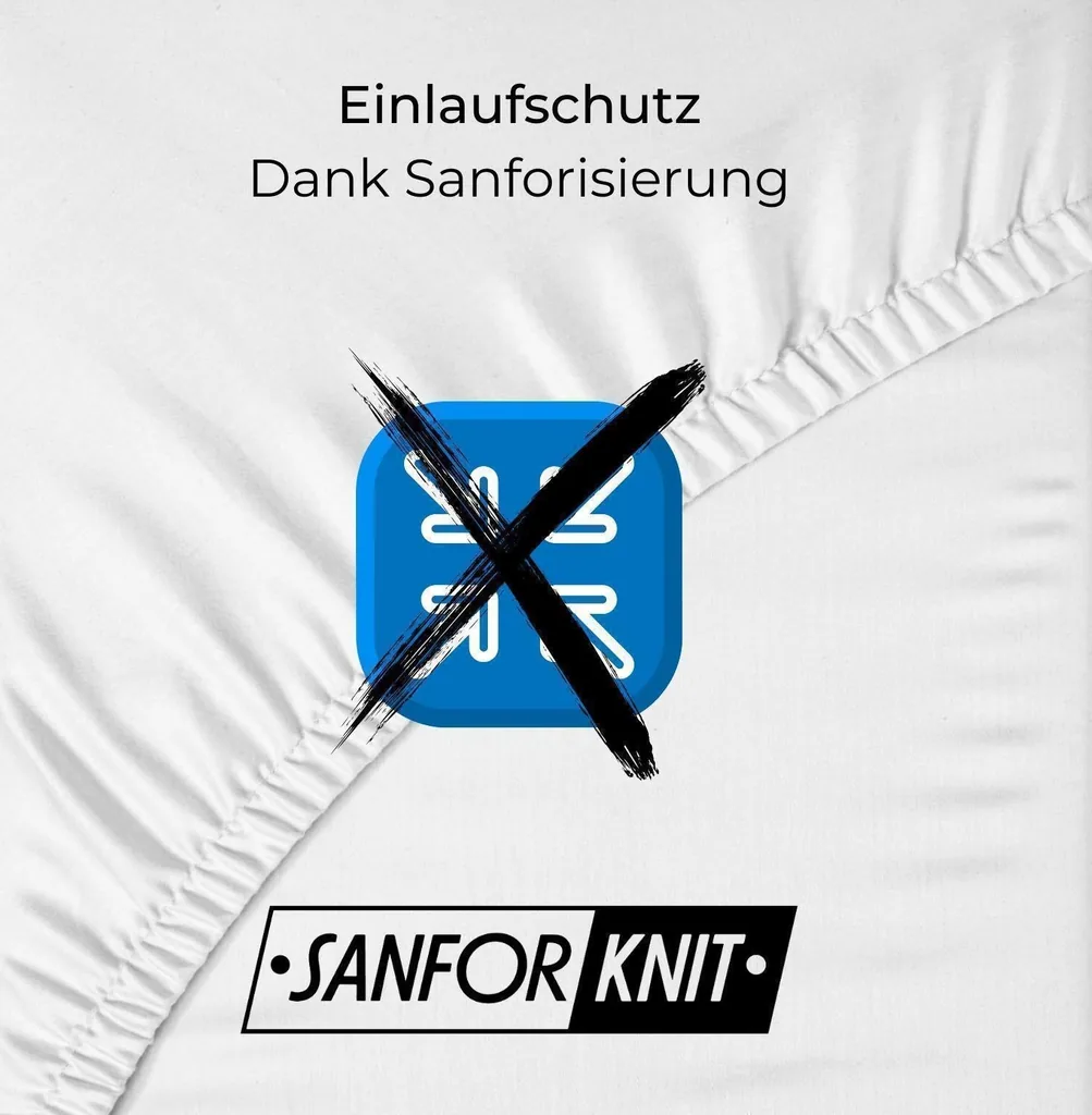 Alavya Home Spannbettlaken 70 x 140 – 2er-Set (2 Stück), 100% Baumwolle, Weiß