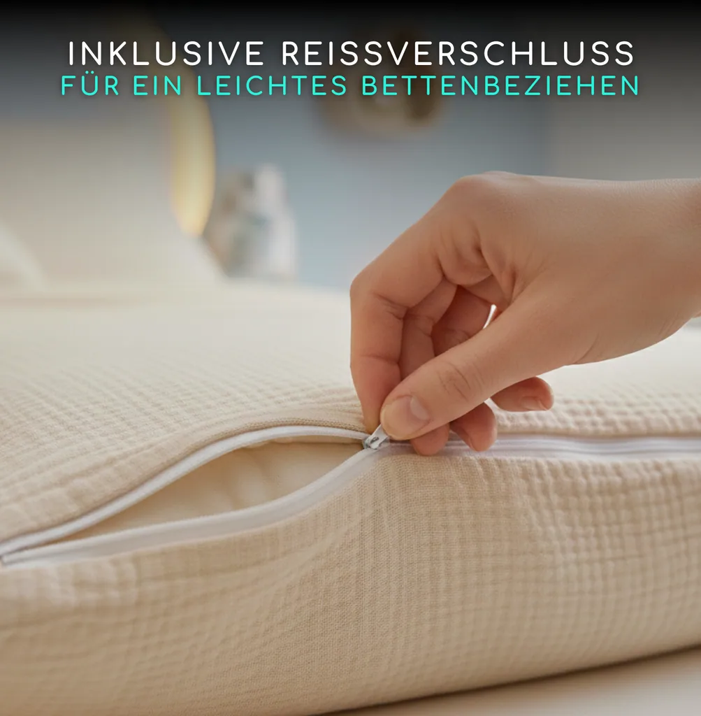 Alavya Home Kinderbettwäsche 135x200 cm Baumwolle - 2er-Set, Beige
