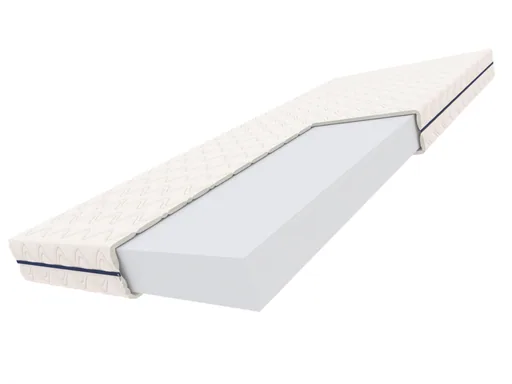 Alavya Home Kindermatratze COZY 80x180 cm Kaltschaum inkl. Spannbettlaken – 2-teiliges Set, Weiß