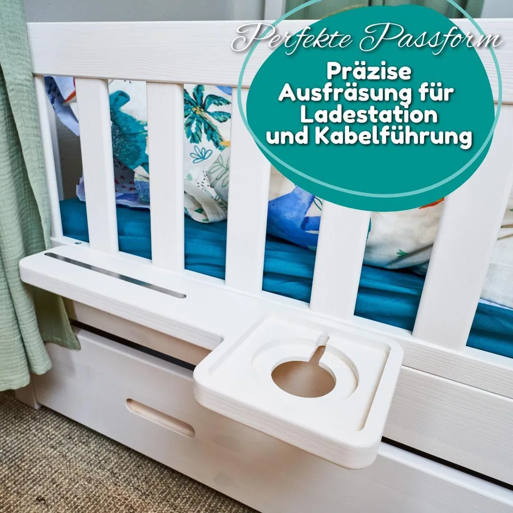Alavya Home Hausbett CLOUD Komplett-Set 90x200 cm Buche - Weiß