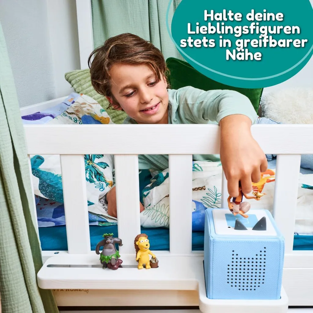 Alavya Home Hausbett CLOUD Komplett-Set 90x200 cm Buche - Weiß