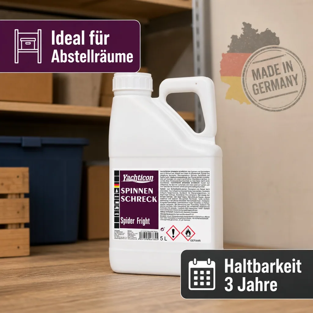 Spinnen Schreck 5 L Kanister - gebrauchsfertiges Spinnen Repellent Spray, innen und außen, bis zu 3 Monate wirksam