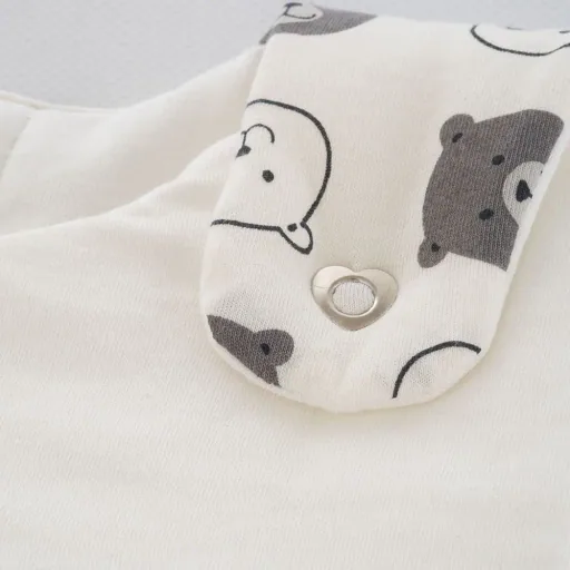 Träumeland Liebmich Baby Schlafsack, Schlummersack, Innenschlafsack 3 tlg. Set - Kleiner Bär, Grösse: 80/86