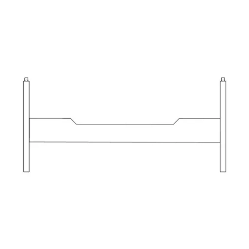 Cam Cam Seitenteil Juniorbett Harlequin 90 x 160 sand