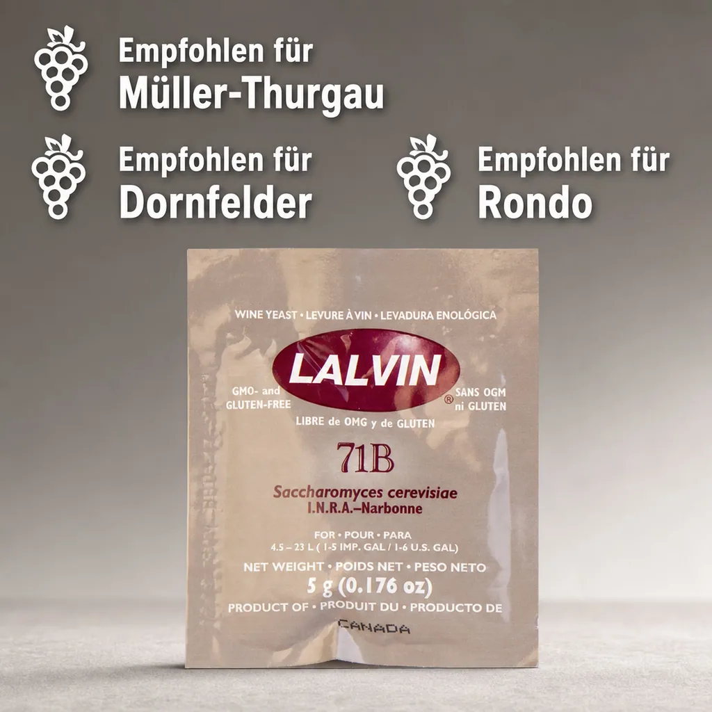 Trockenhefe, Weinhefe 71B™ - Lalvin™ - 5g