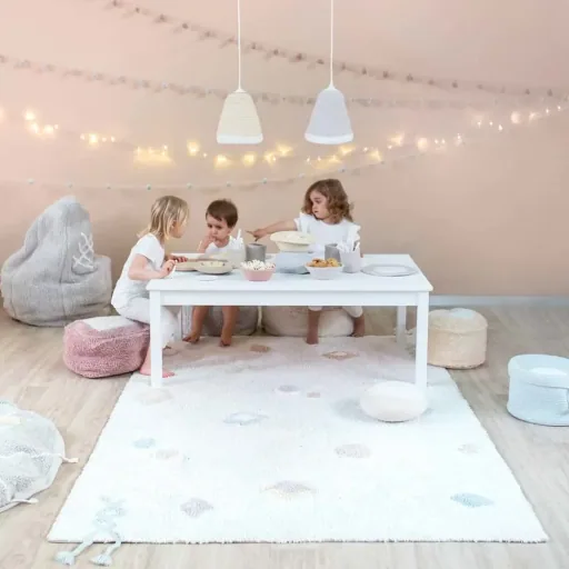 Lorena Canals waschbarer Teppich Kim creme