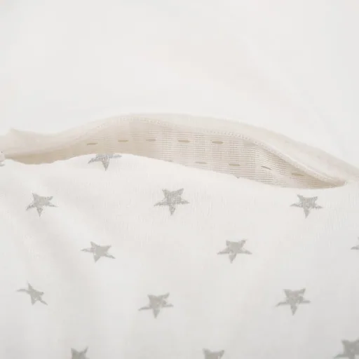 Träumeland Liebmich Schlafsack Baby, Schlummersack, Innenschlafsack - Sternchen Grau, Grösse: 62/68