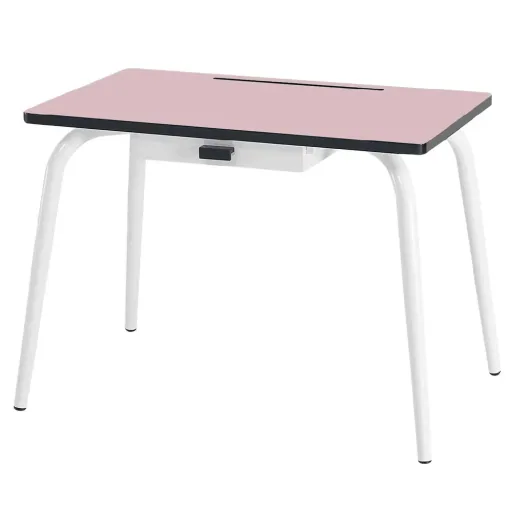 Gambettes Kindertisch/Schreibtisch Romy puder rosa