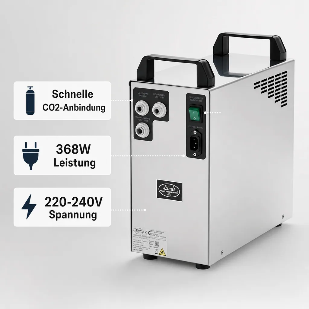 Wassersprudler, Wasserspender, Trinkwassersprudler - Externer Karbonator 40L