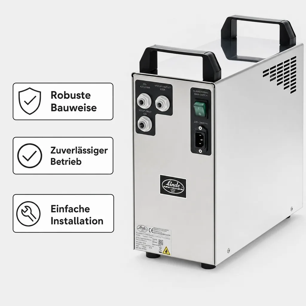 Wassersprudler, Wasserspender, Trinkwassersprudler - Externer Karbonator 40L