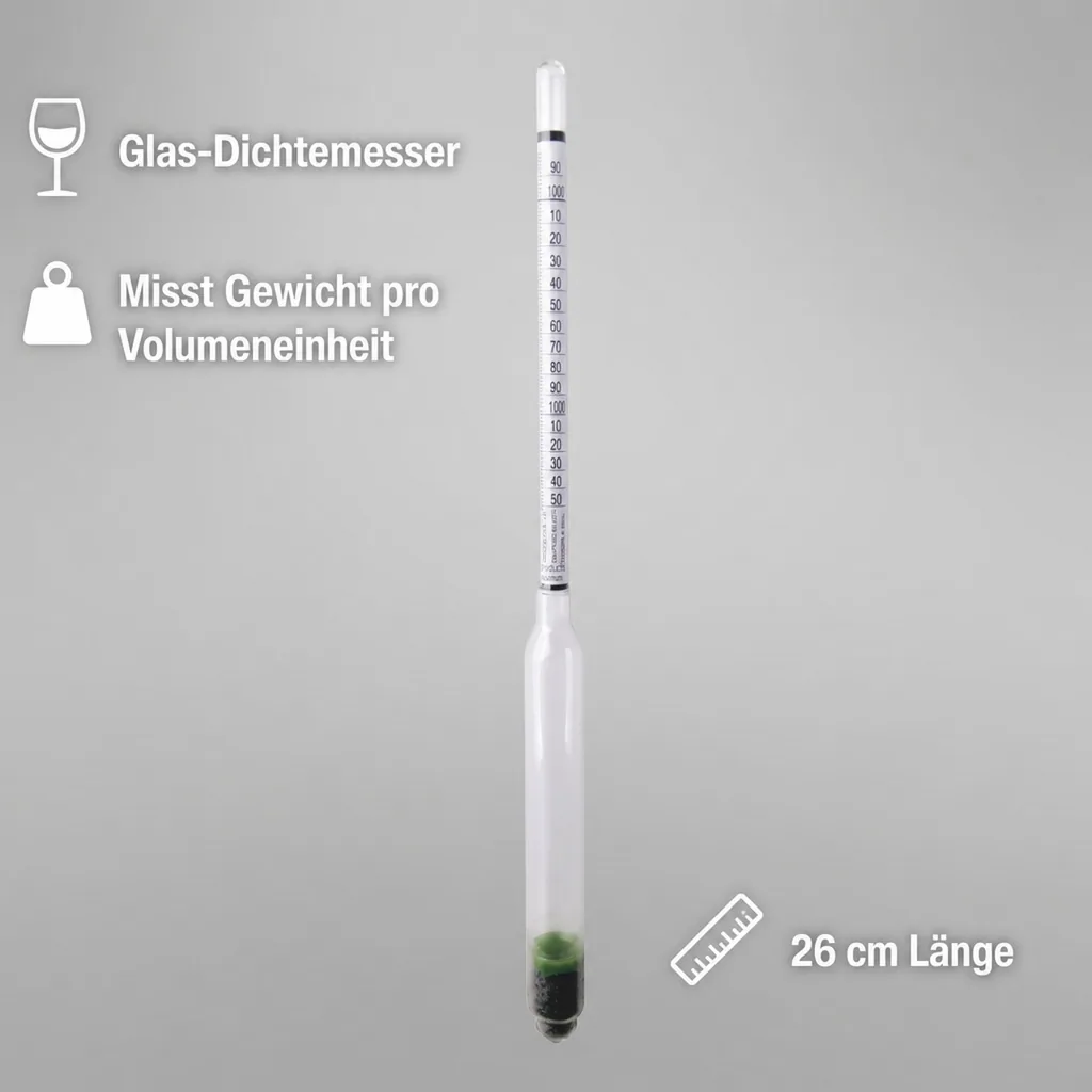 Hydrometer - VINOFERM mit 3 Skalen