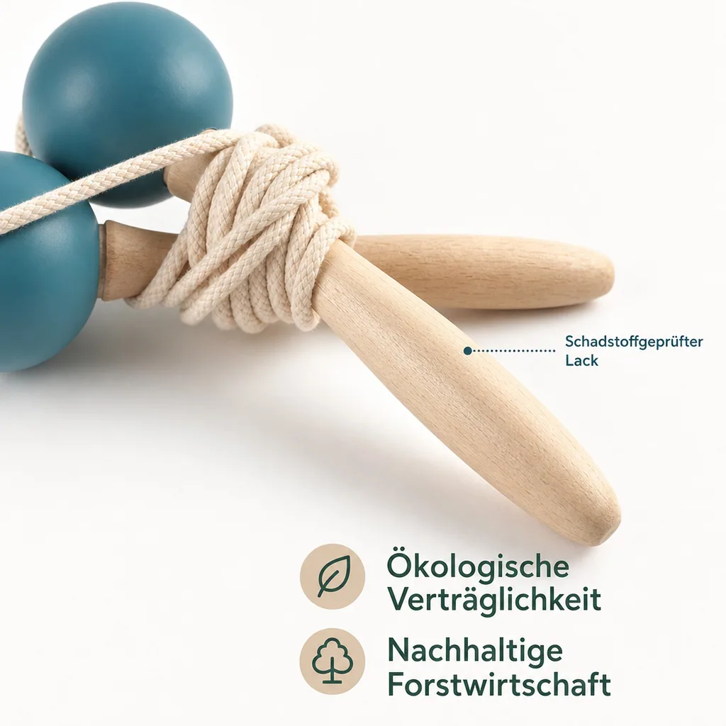 Nobodinoz Springseil Holz blau