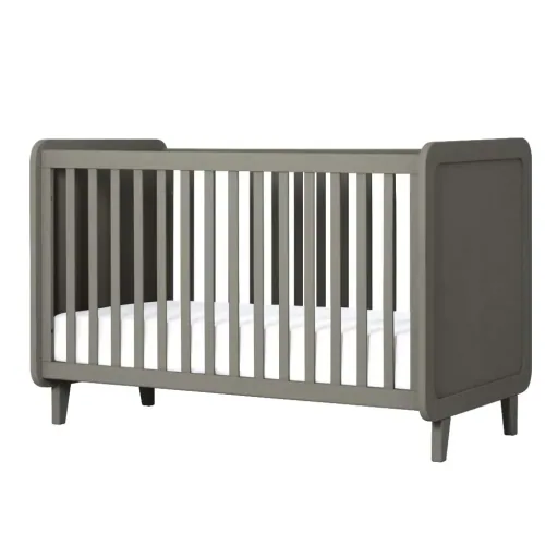 Laurette Babybett 70 x 140 cm Accroche Coeur, Farbe: taupe