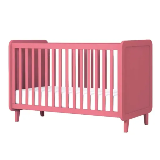Laurette Babybett 70 x 140 cm Accroche Coeur, Farbe: taupe