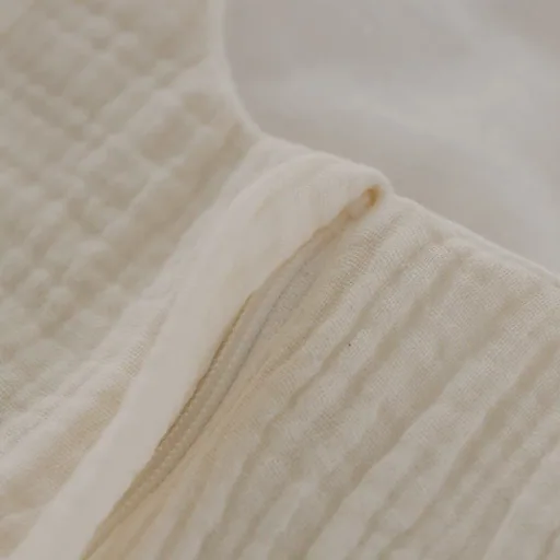 Träumeland Liebmich Sommerschlafsack baby, Schlummersack - Baumwollmusselin beige, Grösse: 60