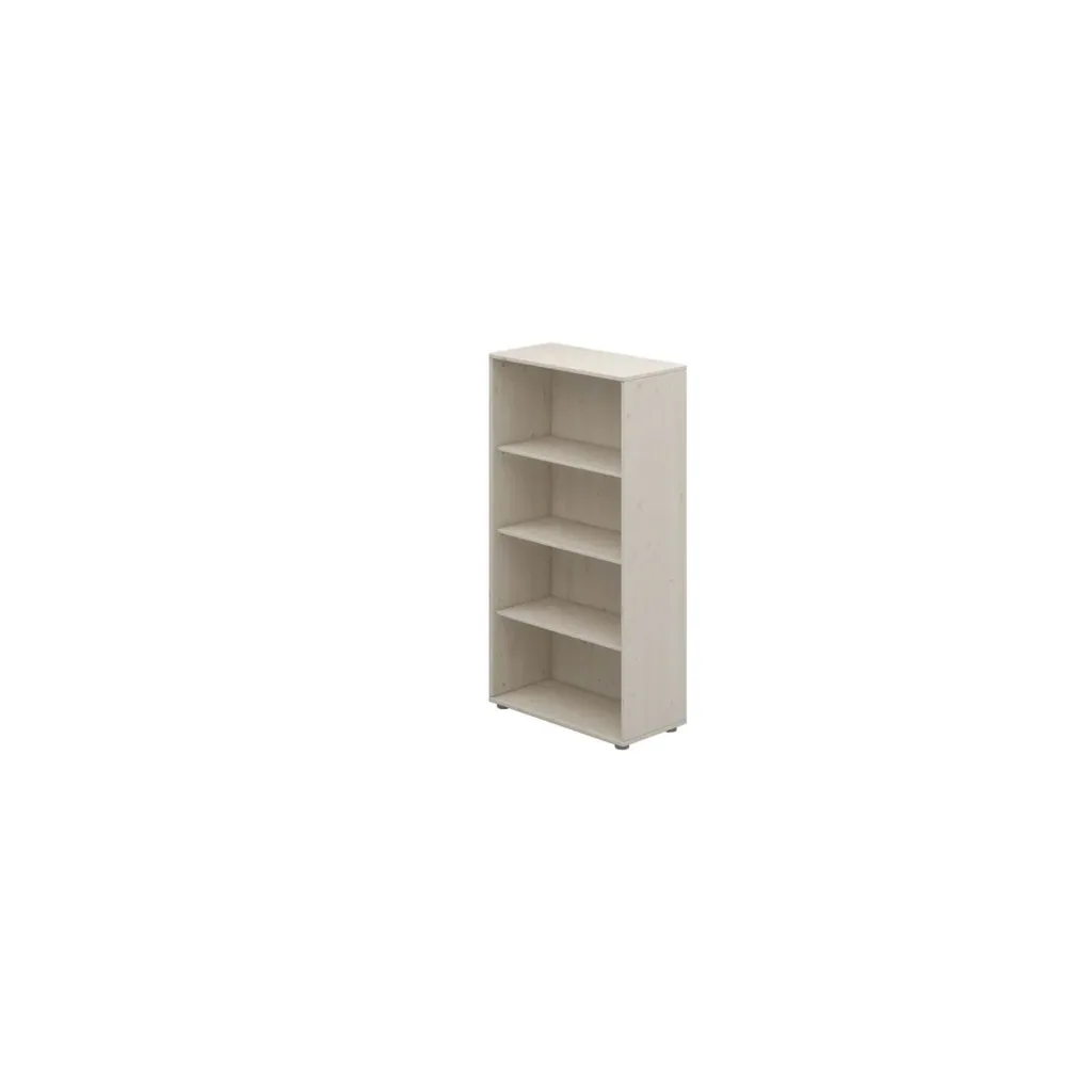 Flexa Bücherregal - Classic, mit 3 Regalbrettern, 72x138 cm, Farbe: Weiß gewaschen
