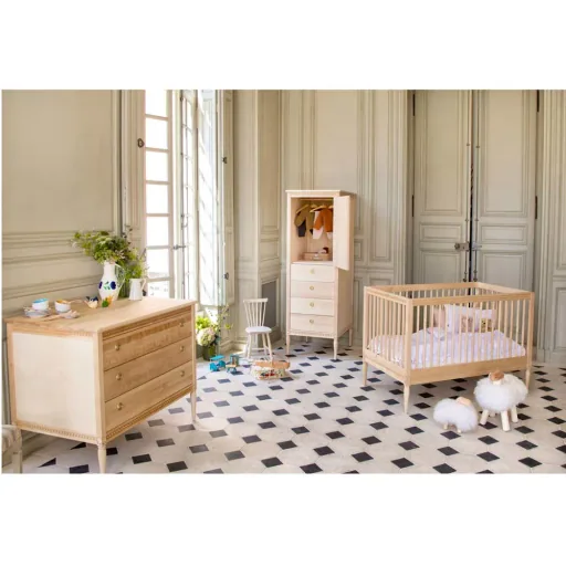 Gustavienne Babybett 60 x 120 cm natur