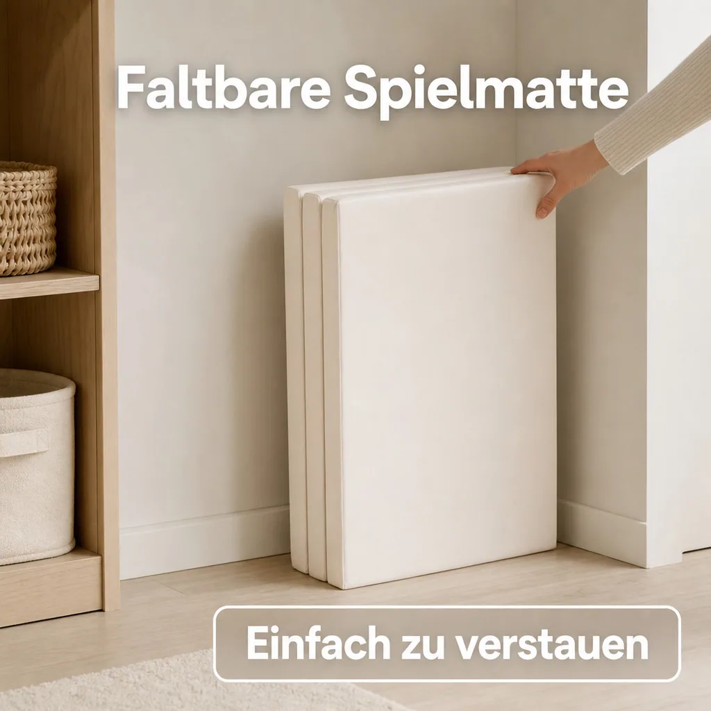 Kids Concept faltbare Spielmatte/Matratze natur