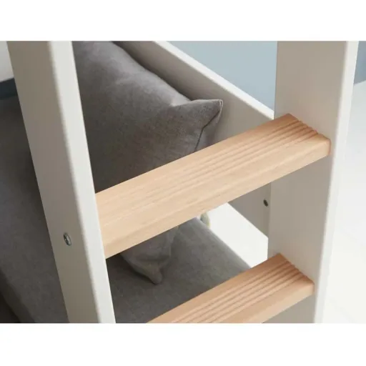 Flexa Nor Hochbett "Casa" weiß / Eiche