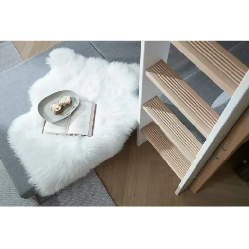 Flexa Nor Hochbett "Casa" weiß / Eiche