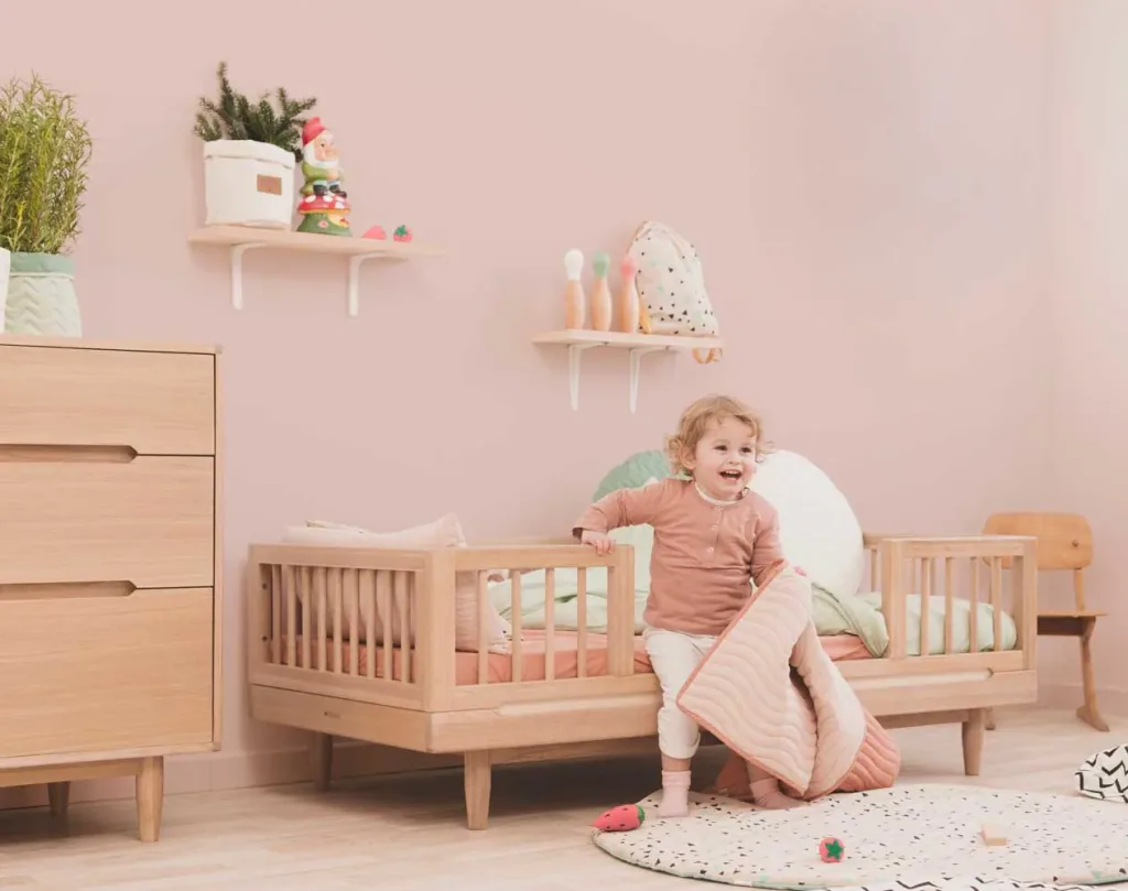 Nobodinoz Rausfallschutz für Juniorbett "Pure" Eiche