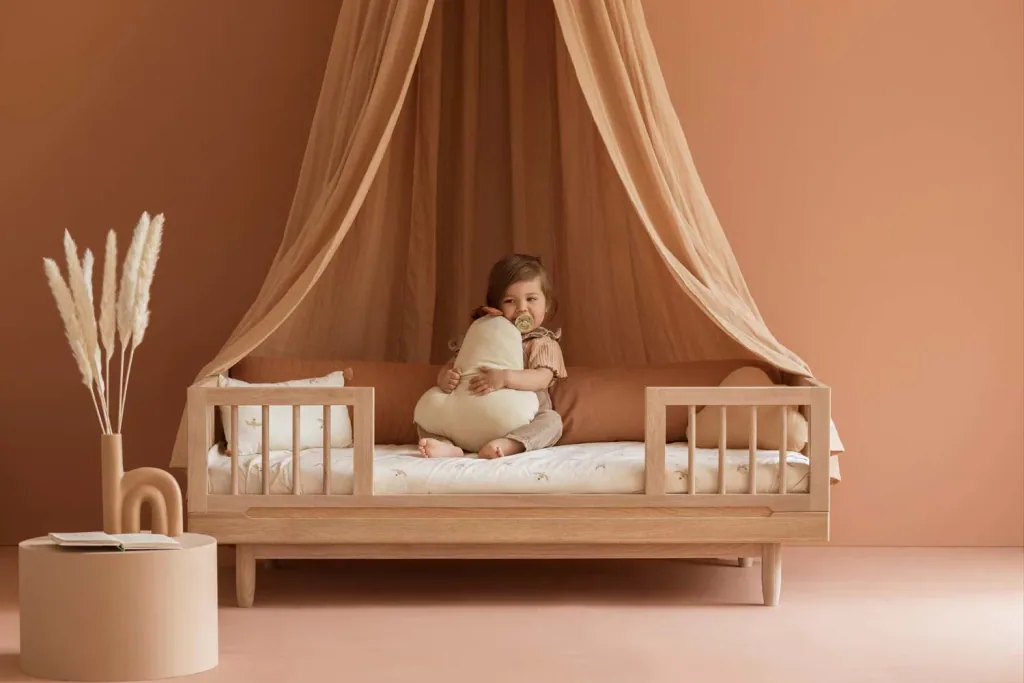 Nobodinoz Rausfallschutz für Juniorbett "Pure" Eiche