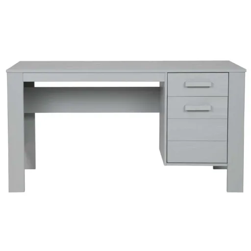 WOOOD - Schreibtisch Dennis, betongrau, matt, 74x141x59 cm