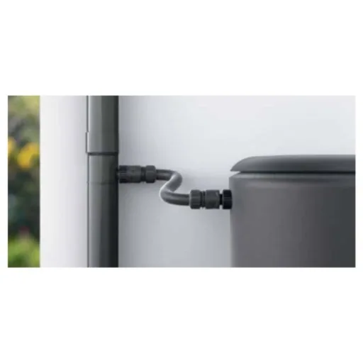 Regensammler 90mm, Fallrohr Regensammler braun