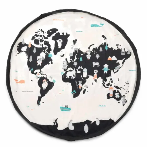 play & go Spielsack Print Weltkarte