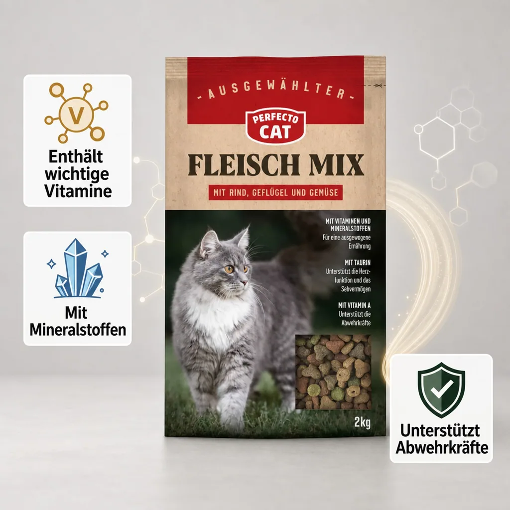 Katzenfutter Perfecto Cat Classic Fleisch-Mix 2kg