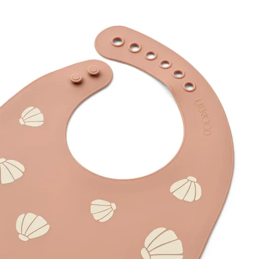 Liewood Silikon Lätzchen 2er pack - Tilda, Farbe: Shell / Pale tuscany