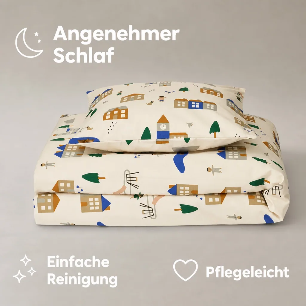 Liewood Bettwäsche, Bettdecken - Ingeborg, Farbe: Downtown / Sandy