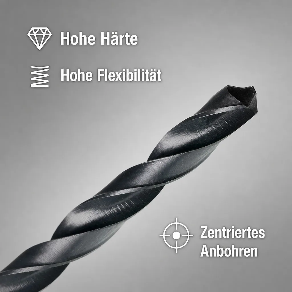HSS Spiralbohrer, DIN 338, rollgewalzt, 5,5 mm
