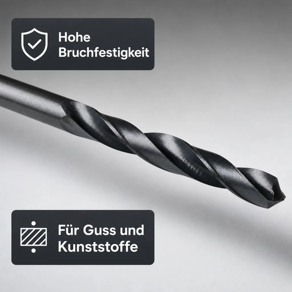 HSS Spiralbohrer, DIN 338, 7.5mm, Rollgewalzt