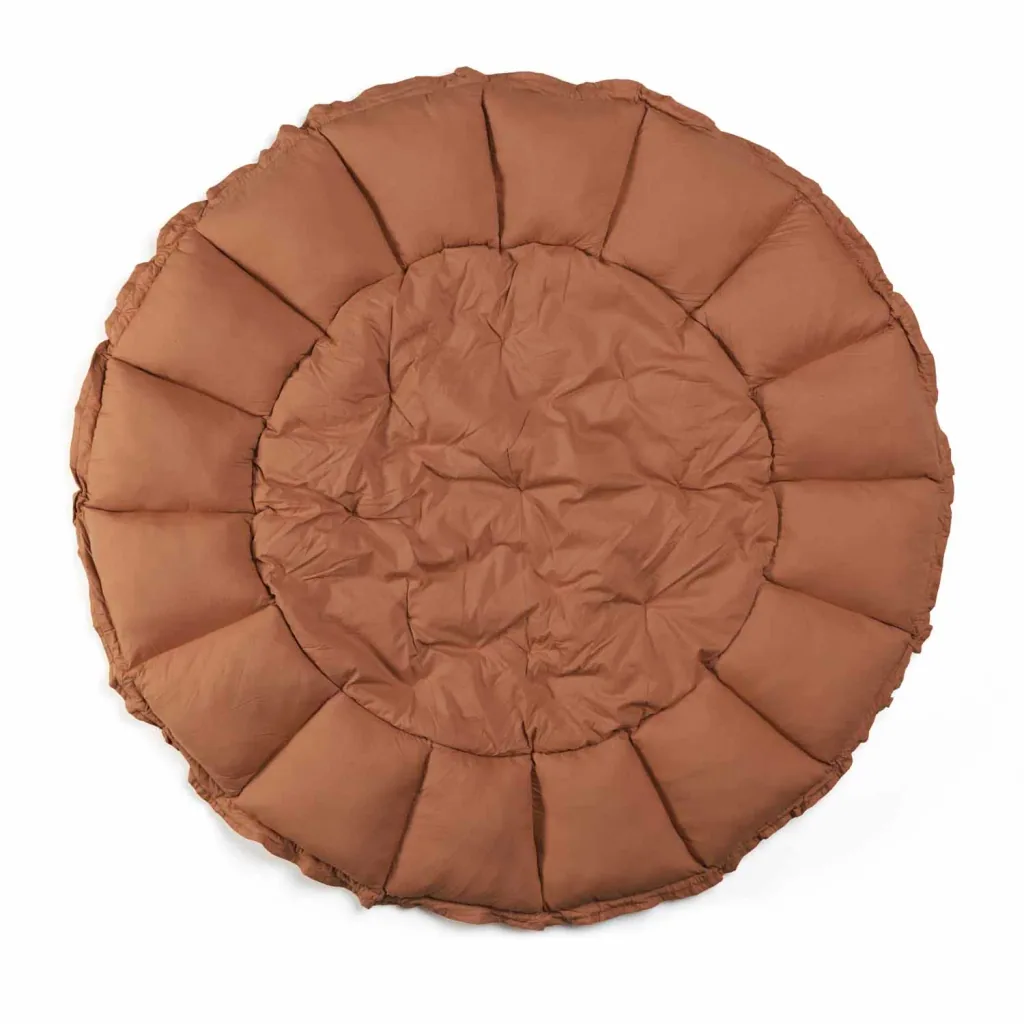 Play&Go Kinderteppich, Spielteppich, Spielmatte - Blühen, Organic, Farbe: Bloom Tawny Braun