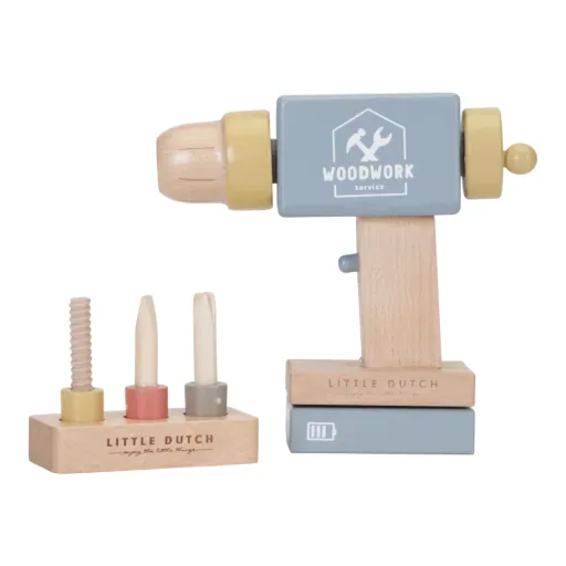 Little Dutch Holzspielzeug Bohrmaschine