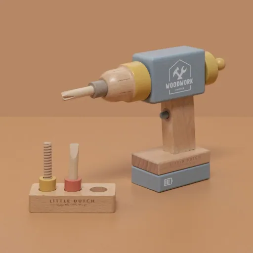 Little Dutch Holzspielzeug Bohrmaschine