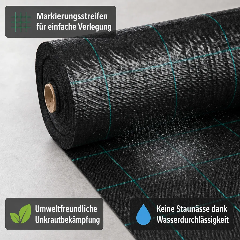 Unkrautvlies Bodengewebe - 2 m x 1 m