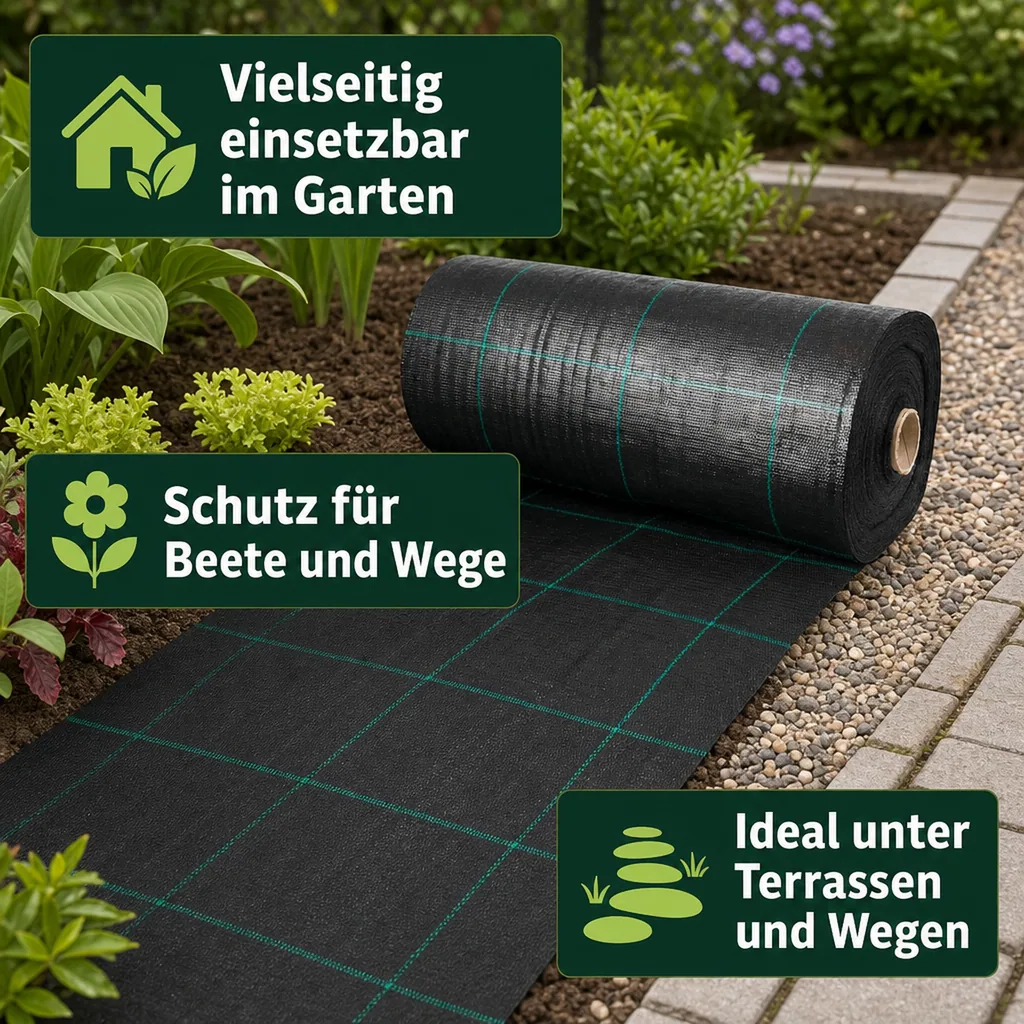 Unkrautvlies Bodengewebe - 2 m x 1 m