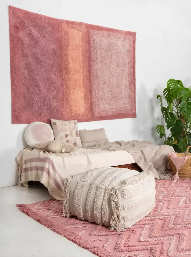 Lorena Canals Bodenkissen / Sitzpuff "Air" natur
