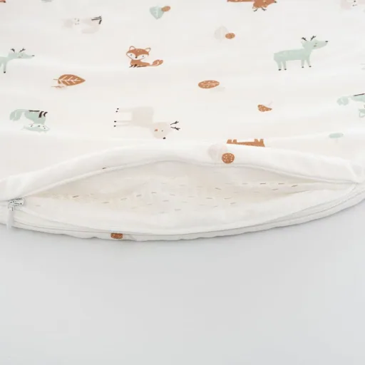 Träumeland Liebmich Baby Schlafsack, Schlummersack, Innenschlafsack - Waldtiere, Grösse: 62/68
