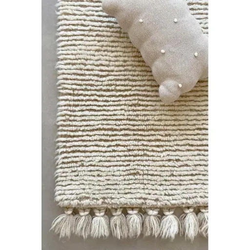 Lorena Canals waschbarer Wollteppich "Koa" Sandstone