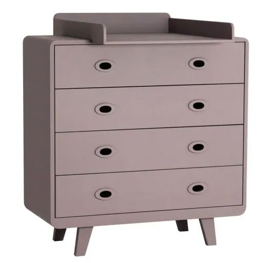 Laurette Kommode Toi & Moi, Farbe: rosa