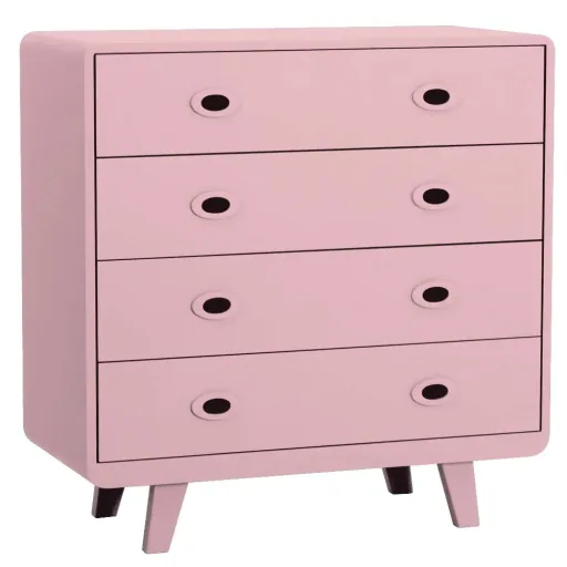 Laurette Kommode Toi & Moi, Farbe: rosa