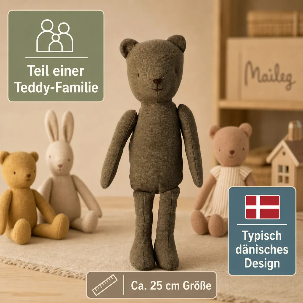 Maileg Stofftier Teddy Papa khaki