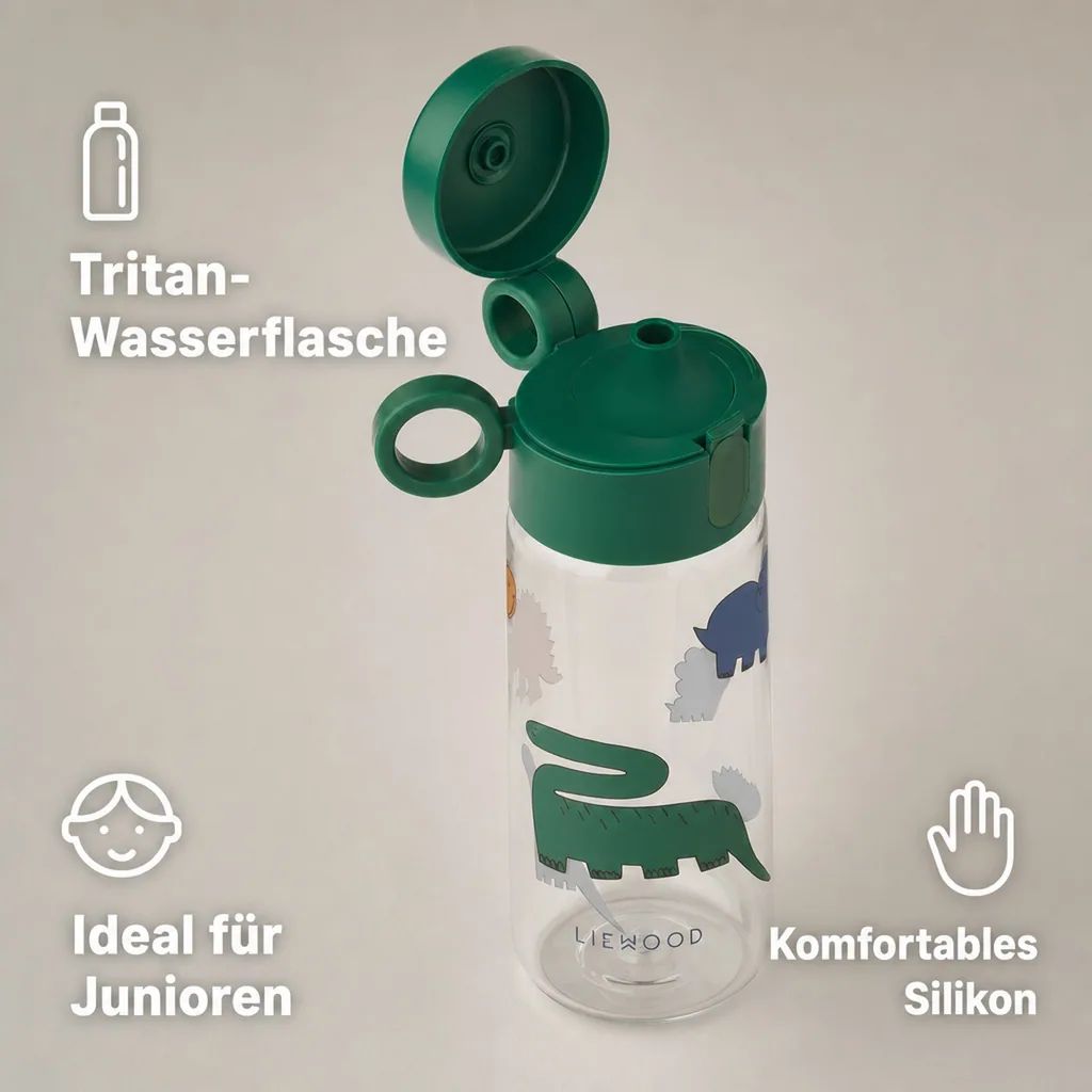 Liewood Kinder Wasserflasche, Trinkflasche - Clemence 350 ml