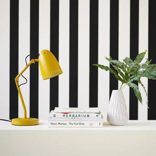 Superliving Schreibtischlampe "Dynamo 345" matt senfgelb